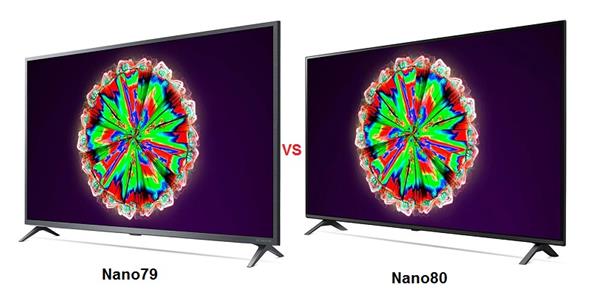 مقایسه تلویزیون نانوسل ال جی nano80 و nano79